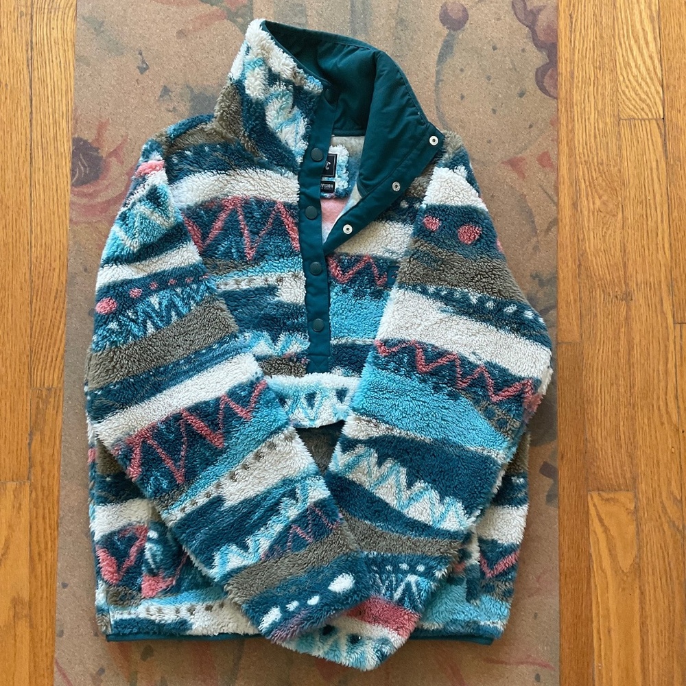 🌈 BILLABONG A Division Switchback Fleece EUC!